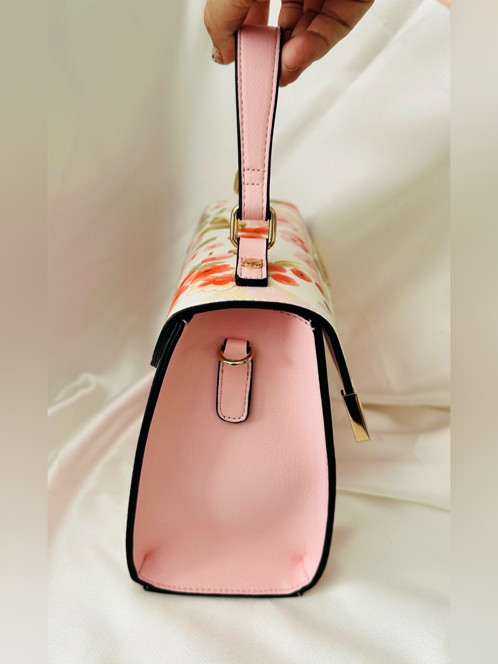 Dune London Floral Top Handle Crossbody Handbag w/ Matching Wallet - Picture 12 of 13